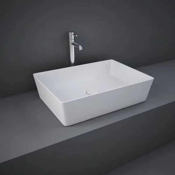 RAK LAVABO DA APPOGGIO FEELING RETTANGOLARE 50CM BIANCO