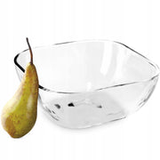 Ciotola per insalata KADAX, ciotola in vetro per snack, insalate e frutta, ciotola quadrata da 20 cm