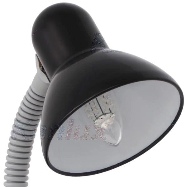 Lampada da scrivania a clip nera Kanlux SUZI 7151 E27