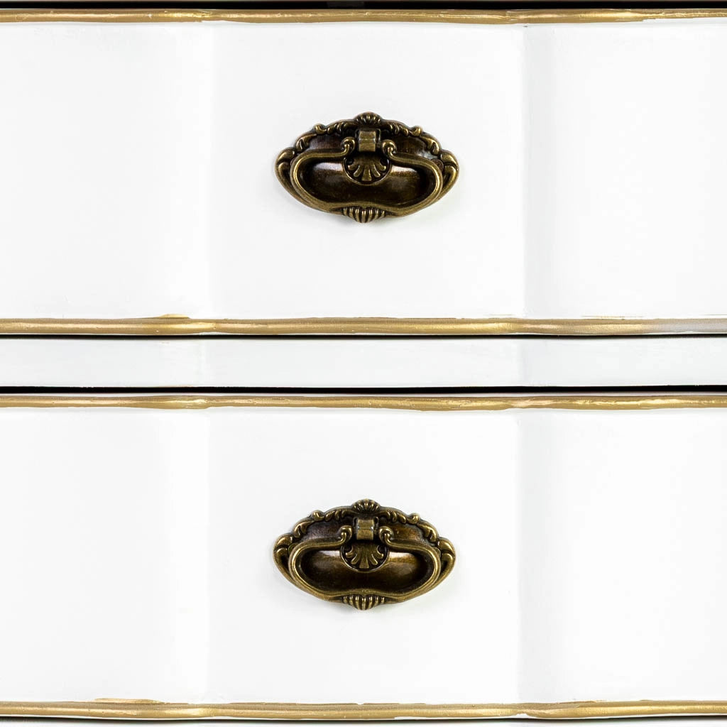 Comodino in legno bianco 50x35x60h cm