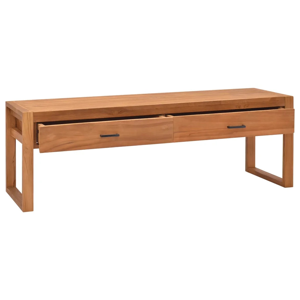 Mobile Porta TV 120x40x45 cm in Legno Massello di Teak 337921