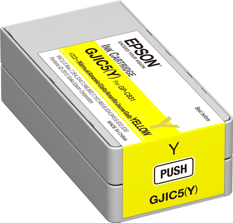 Epson GJIC5(Y): Ink cartridge for ColorWorks C831 (Yellow) (MOQ=10)