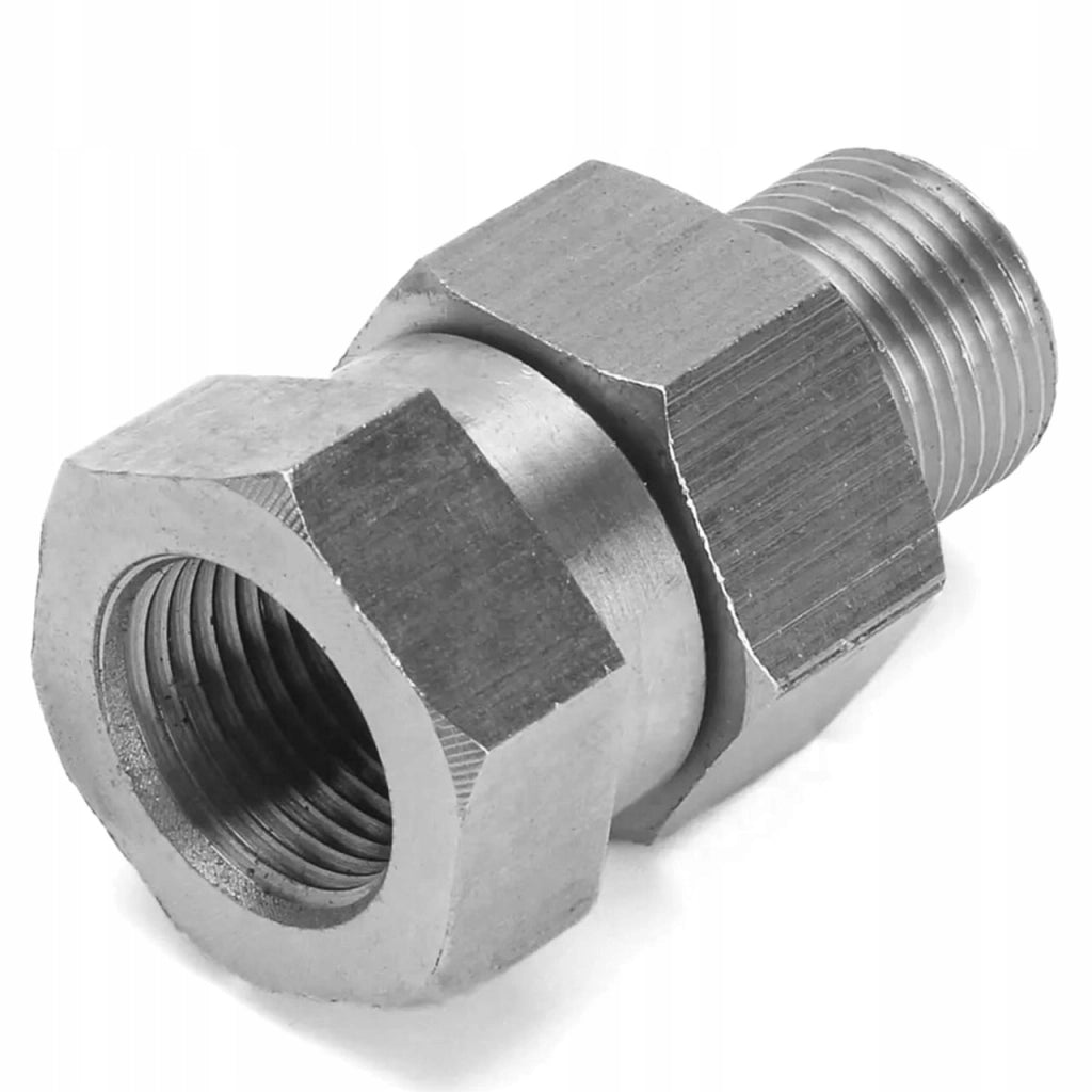 Connettore Rotante in Acciaio Inox 3/8" – Anti-Twist per Idropulitrice | Filettatura 3/8"