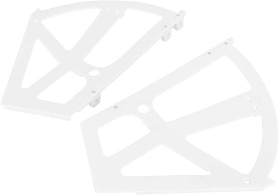 Charniere a doppia ghiera in plastica - Montaggio semplice - Decorativo - Progettato per essere fuori asse - Adatto per armadietto per scarpe