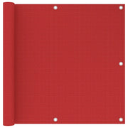 Schermo Frangivista per Balcone Rosso 90x300 cm in HDPE cod mxl 21019