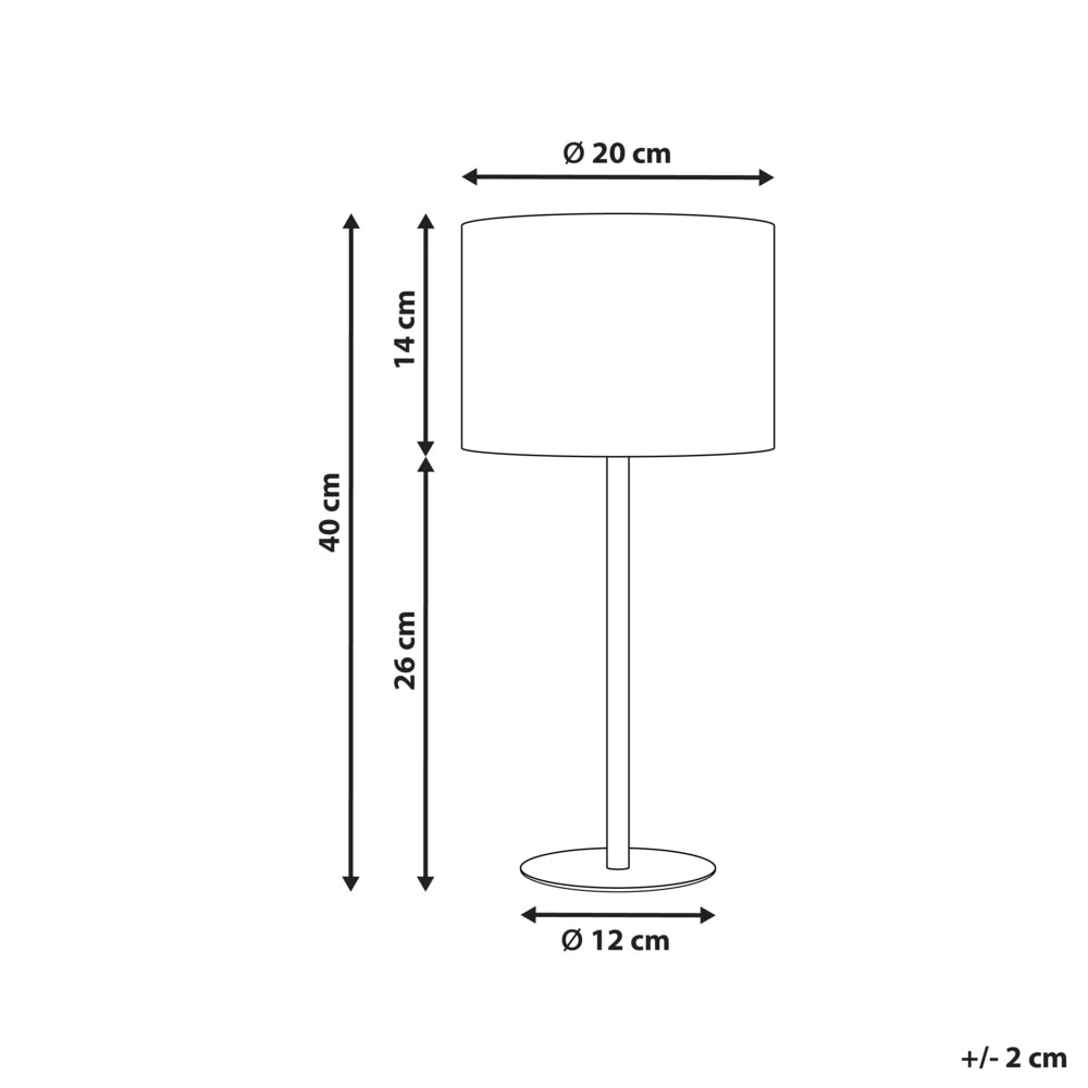 Lampada da comodino moderna con paralume in tessuto boucle e base in metallo a forma di tamburo bianco Stile moderno Soggiorno Camera da letto