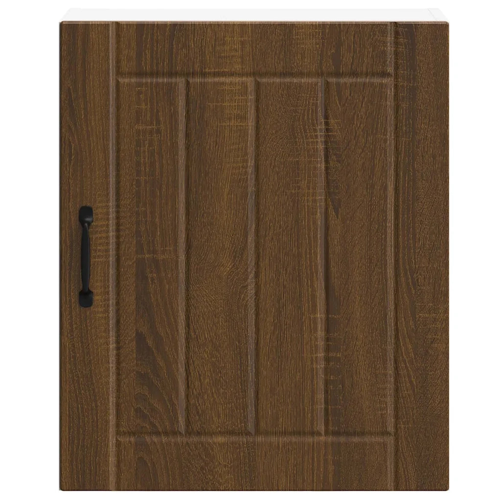 Pensili da cucina 2 pz Lucca in Legno Multistrato color rovere Marrone 853812