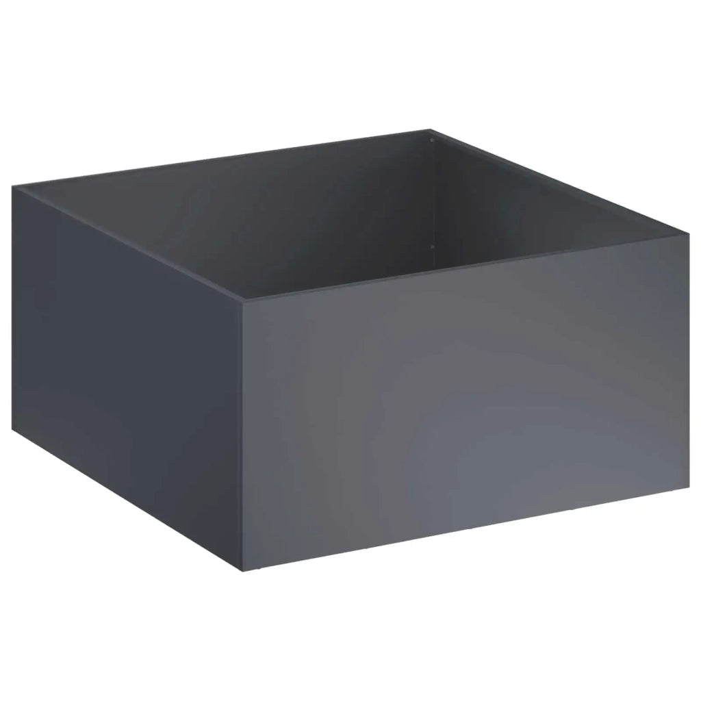 Vaso da giardino 2 pz Antracite 100 x 100 x 40 cm 8005125