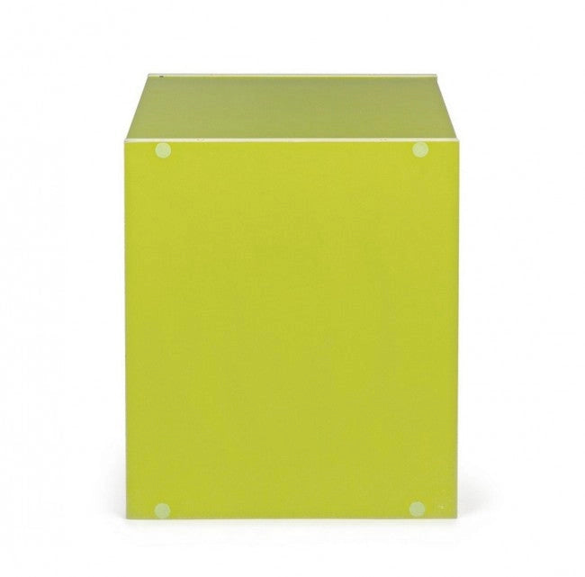 Cubo con Mensola Composite in Legno Verde