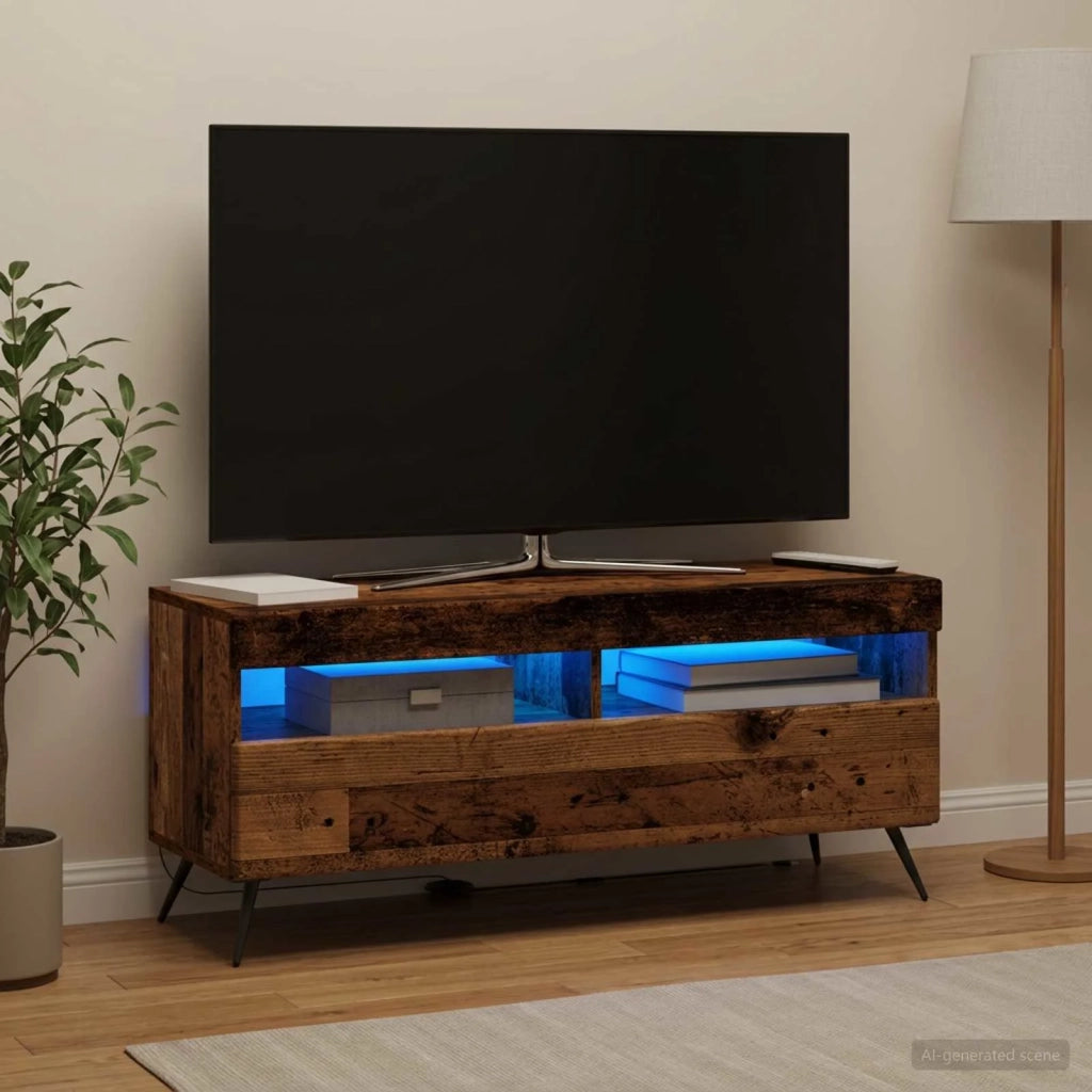 Mobile TV LED Legno antico Legno ingegnerizzato 897653