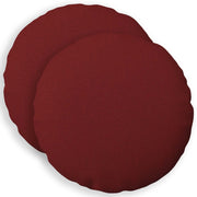 Federa 2 pz HEERLEN Rosso Vino Ø 40 cm Tessuto 922191