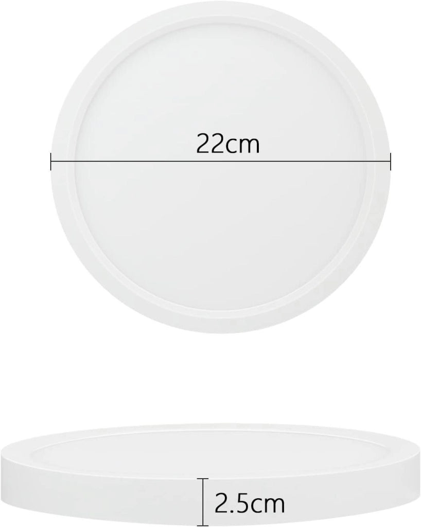 ZMH Lampada da Soffitto LED Luce Calda 22cm Illuminazione a Pannello per Camera da Letto Corridoio Soggiorno