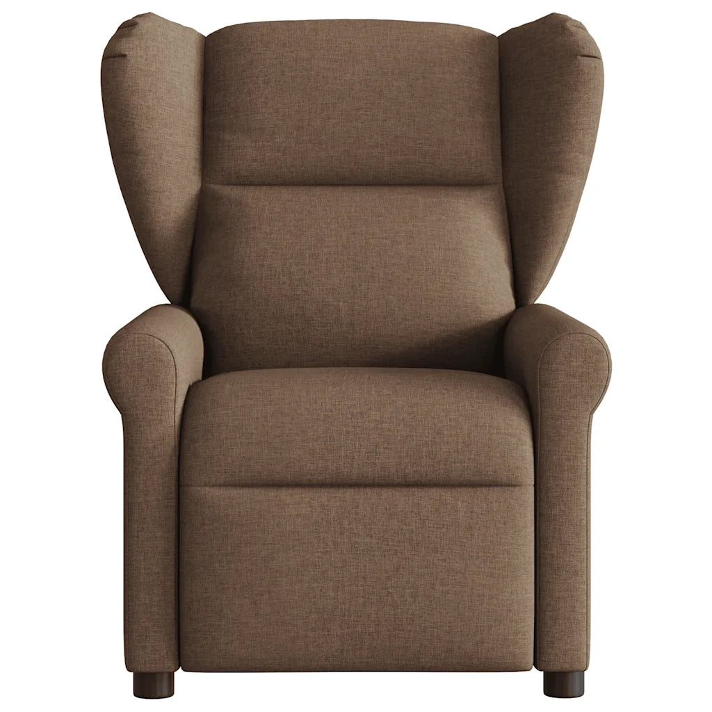 Poltrona Elettrica Reclinabile Marrone in Tessuto 3303358
