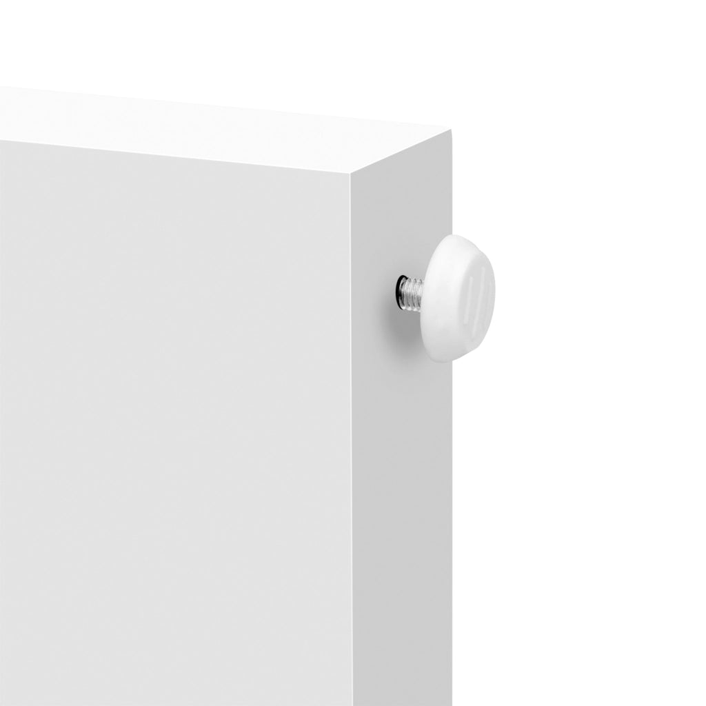 CONSOLLE 120x35,5x76,5 cm con 2 cassetti Bianco MDF