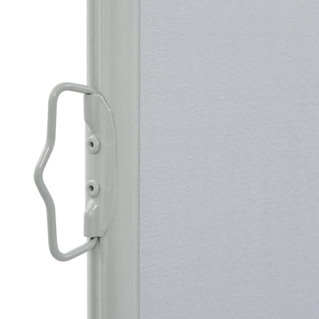 Tenda da sole parasole laterale retrattile per patio giardino terrazza balcone schermo di protezione visiva 140 x 300 cm grigio 02_0007228