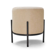 BONN LINEN - Pouf piccolo tondo in tessuto