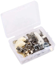 Set di cuciture 11 pezzi - Punte da cucire antiche - Punte da cucire rotativa/antinastro/Breve - Acciaio inossidabile di alta qualità - Utilizzo multifunzionale - Set di punte da cucire