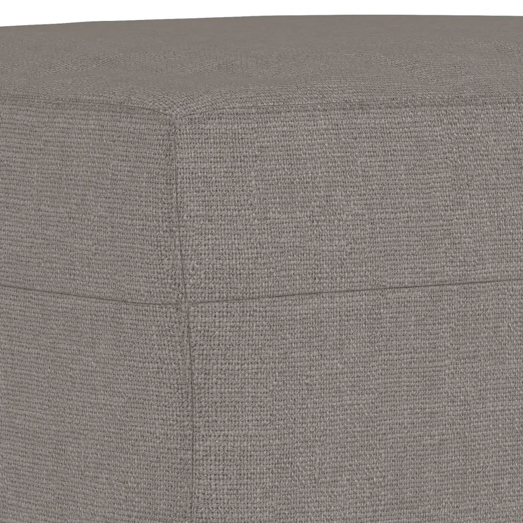 Poggiapiedi Tortora 70x55x41 cm in Tessuto