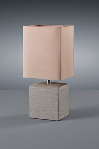 Lampada tavolo da Interno  E14 in Ceramica Marrone