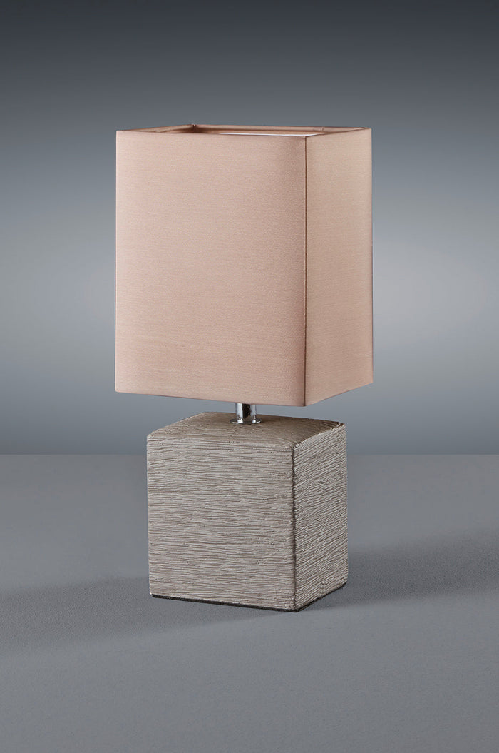 Lampada tavolo da Interno  E14 in Ceramica Marrone