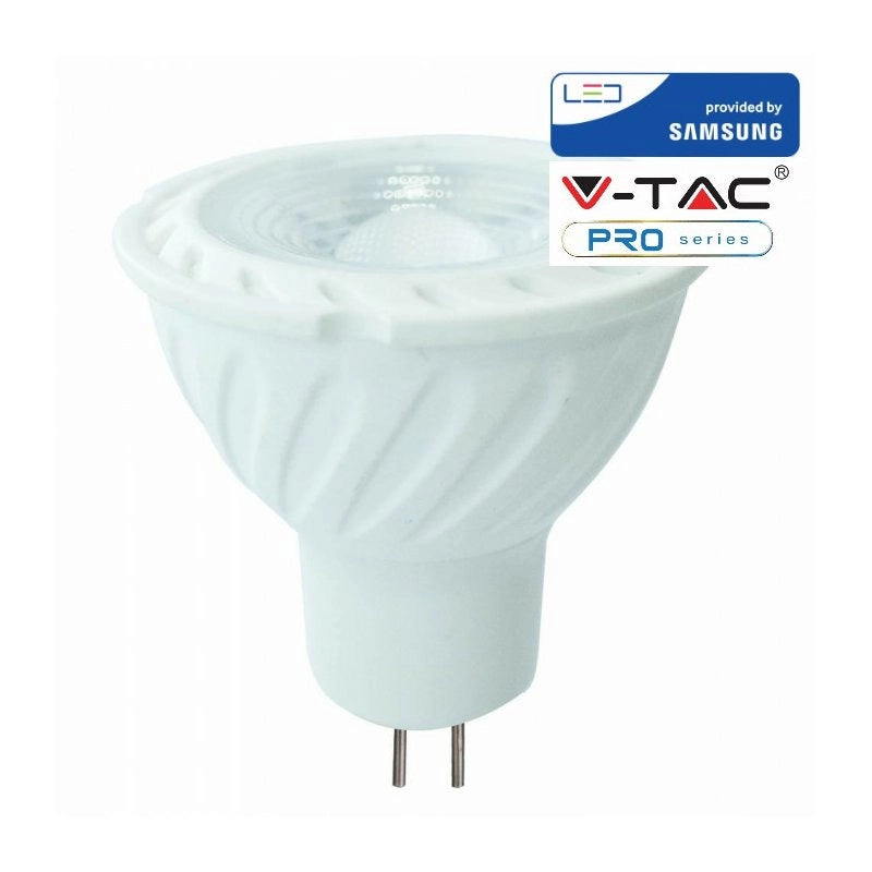 Lampada Led MR16 6,5W 12V 110 Gradi Bianco Neutro 4000K Con Chip Samsung SKU-212051
