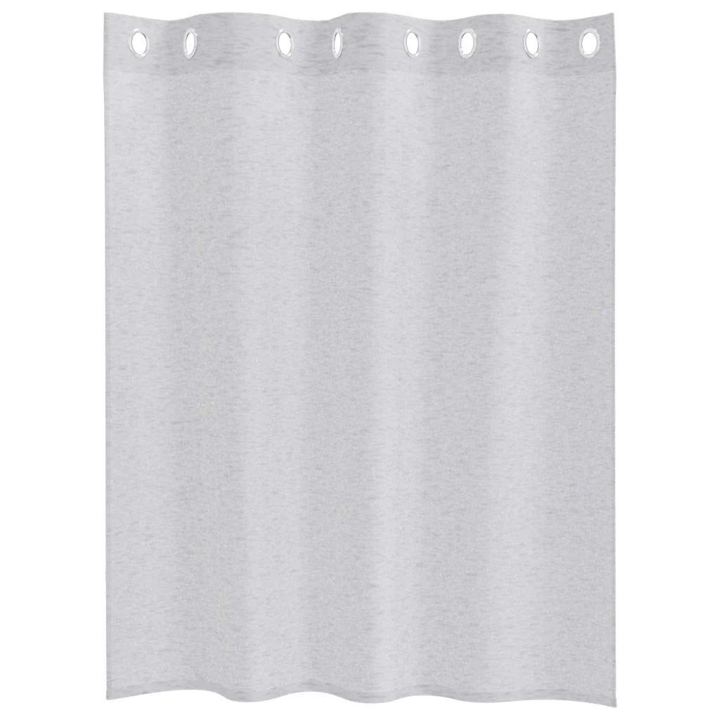 Tenda in Velo 2 pz Grigio chiaro 140 x 140 cm Poliestere 4107997