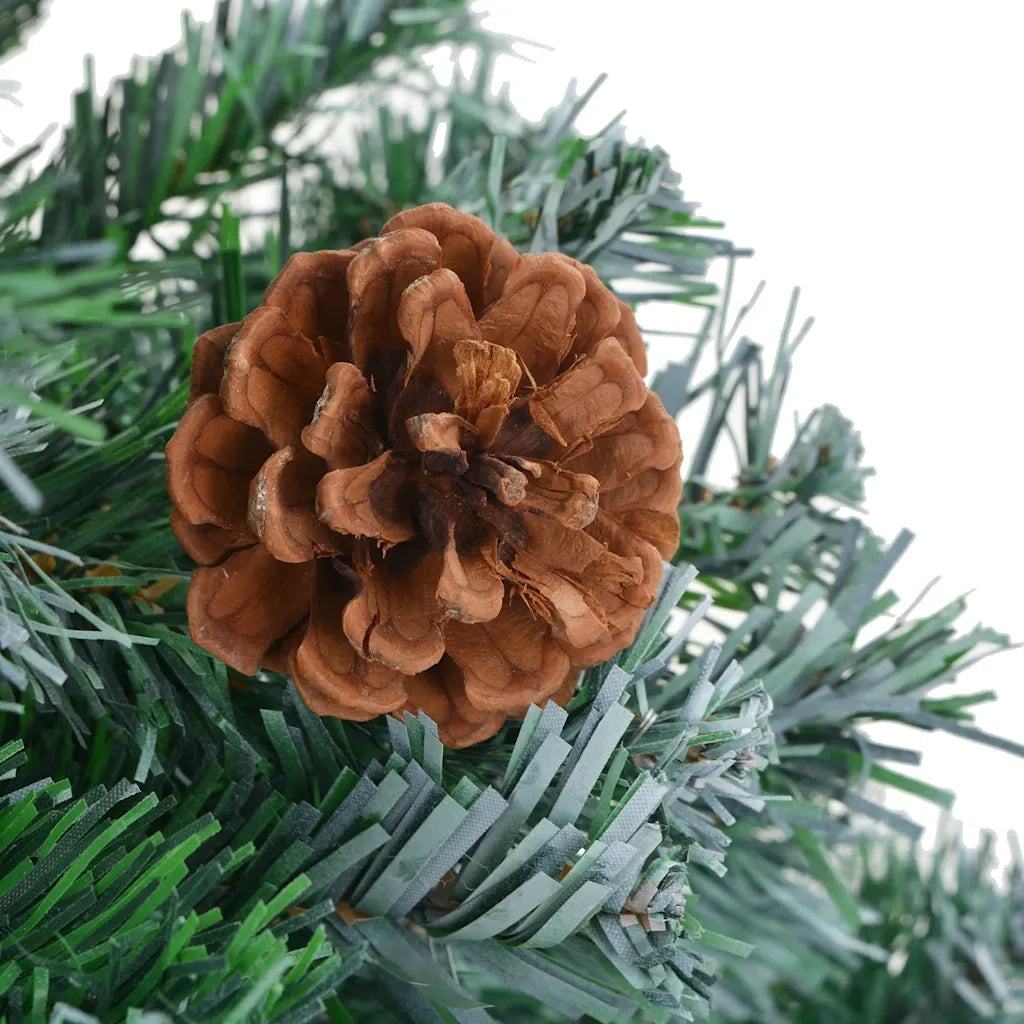 Albero di Natale Preilluminato con Palline e Pigne 180 cm 3077700