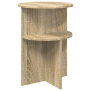 Tavolo laterale | Tavolino con archiviazione Rovere Sonoma ? 39,5 x 55 cm