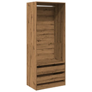 Armadio Rovere Artigianale 80x50x200 cm in Legno Multistrato CFW5784831