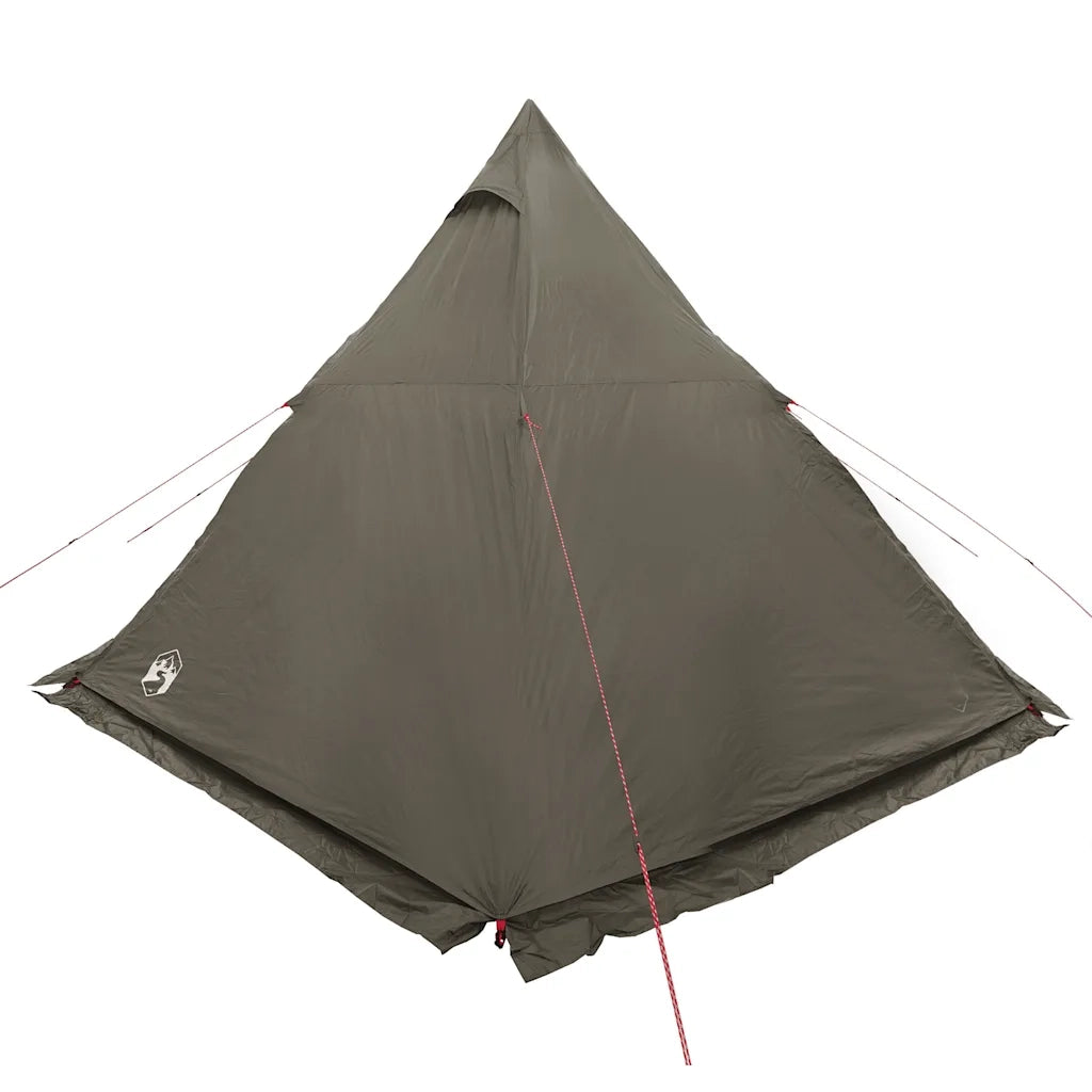 Tenda Familiare Tipi per 6 Persone Marrone Impermeabile 4009443