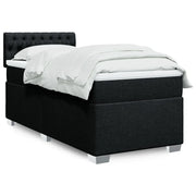 Giroletto a Molle con Materasso Nero 90x190 cm in Tessuto 3285752