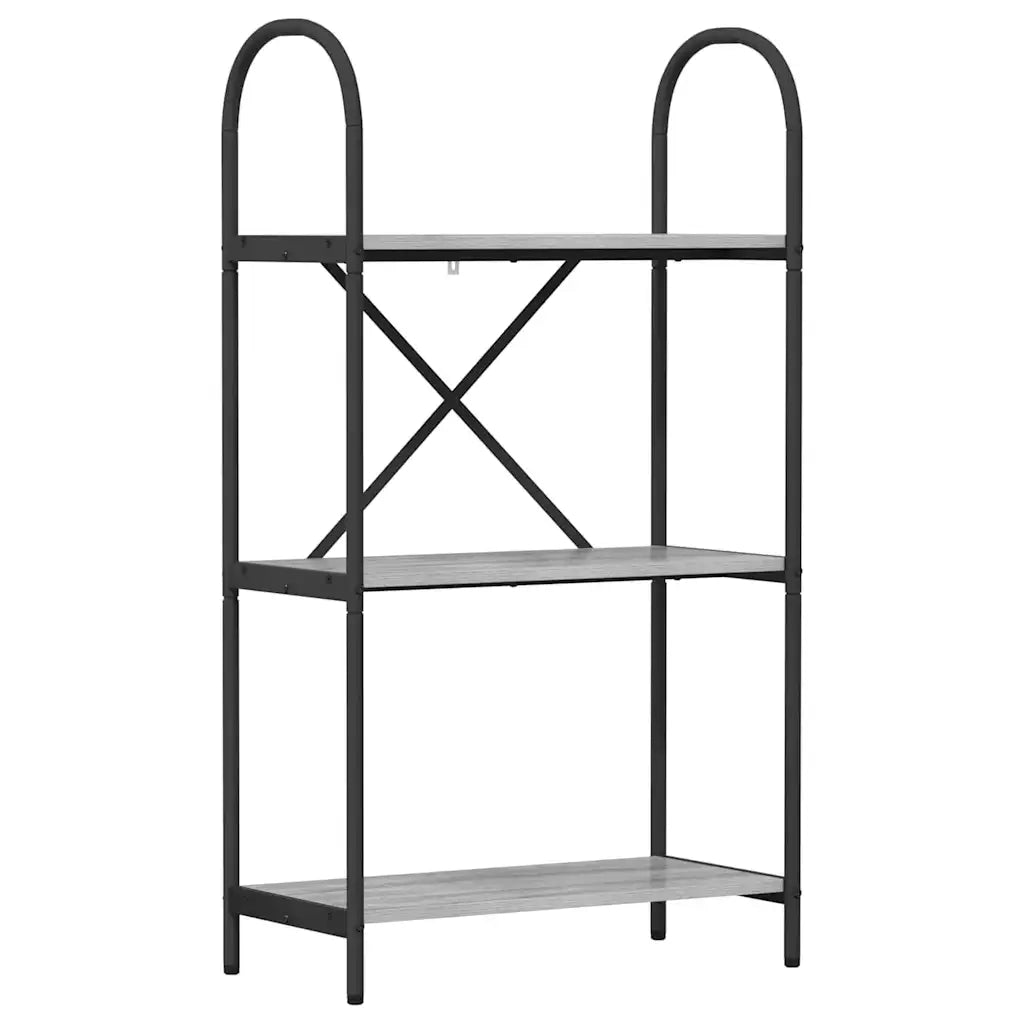 Libreria Grigio Sonoma 60 x 30 x 109 cm Legno multistrato 879920