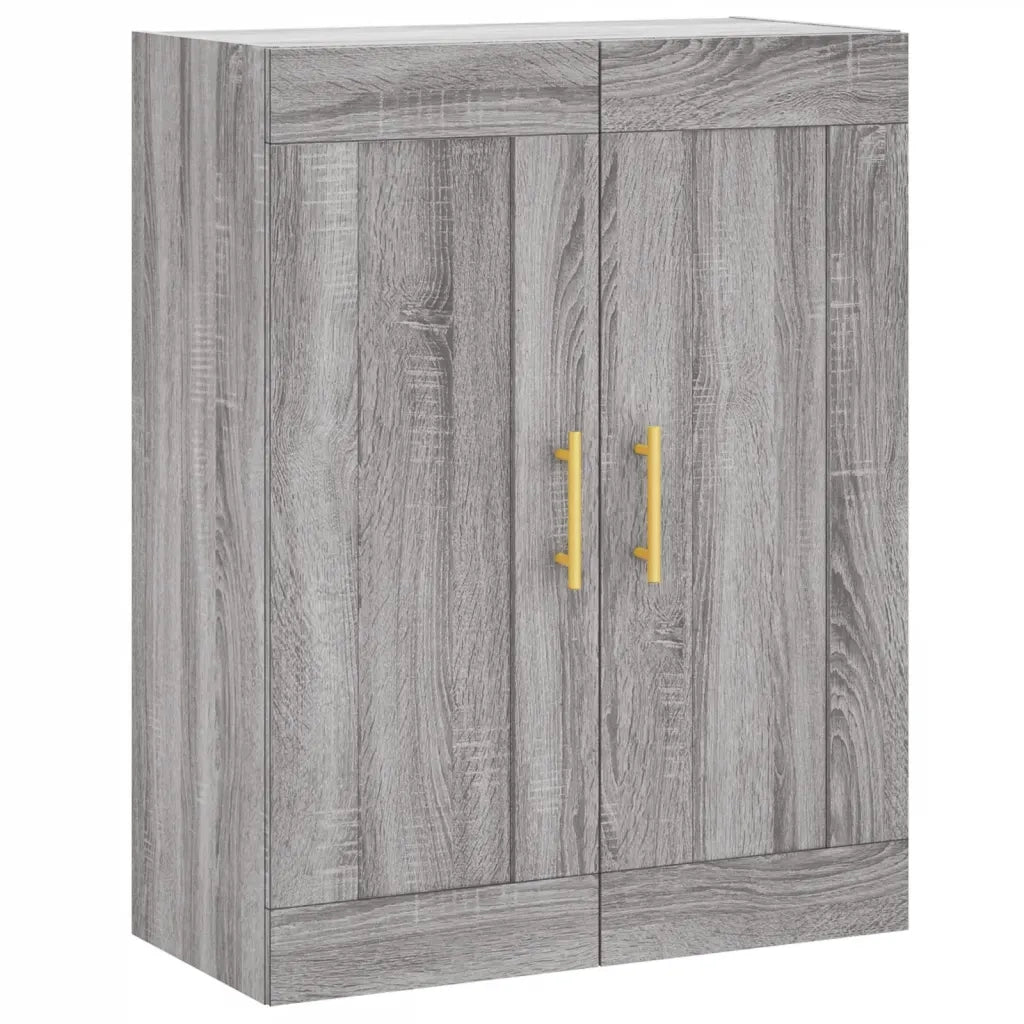 Credenza Grigio Sonoma 69,5x34x180 cm in Legno Multistrato 3199551