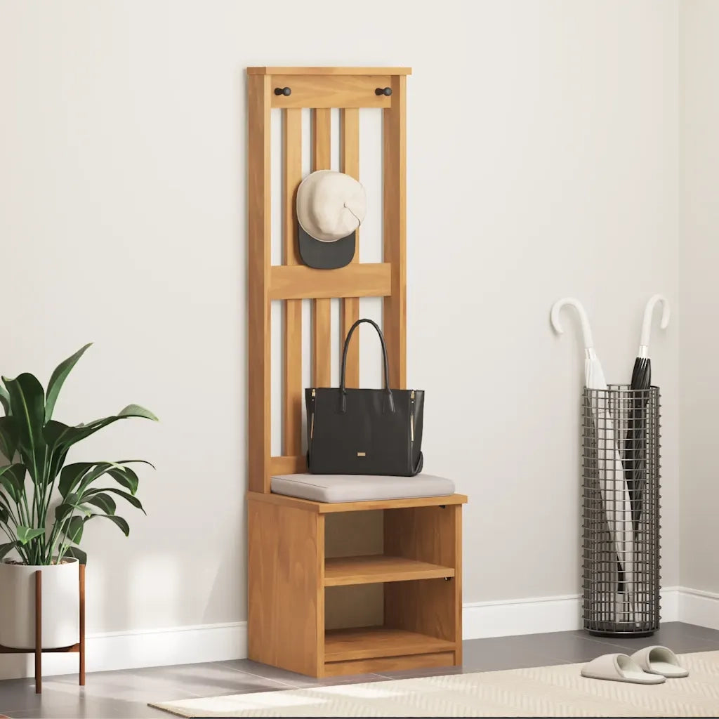 vidaXL Albero da Ingresso SANDNES 45x40x159,5 cm in Legno di Pino