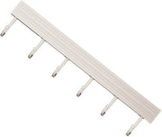 Hanger per cucina con installazione rapida - Alluminio - 6 ganci - Antiossidante - Resistente all'usura - Spazievitore