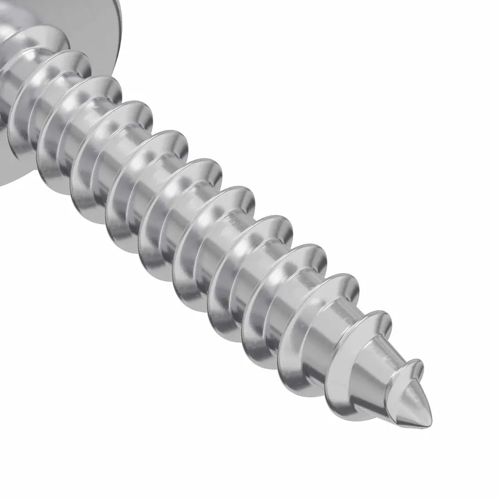 Viti in Legno 10976 pz Argento Acciaio CFW3781417