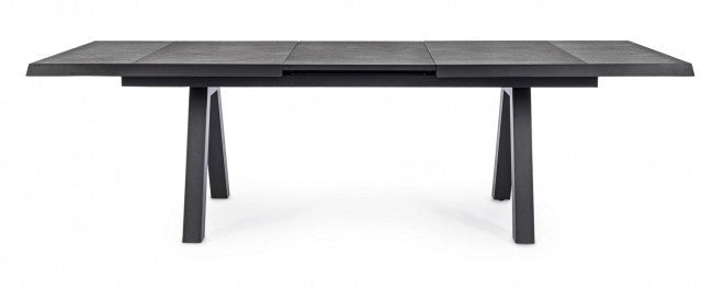 Tavolo Allungabile da Giardino 205-265x103x78h cm Krion Antracite