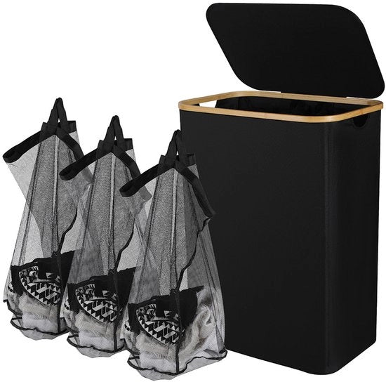 Lavatrice a 160L, colore Nero, Lavatrice a coperchio con materiale robusto