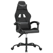 Sedia da Gaming | Sedia da e-sports Girevole Nera in Similpelle
