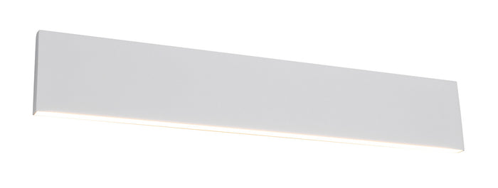 Applique da Interno a LED in Metallo Bianco Opaco