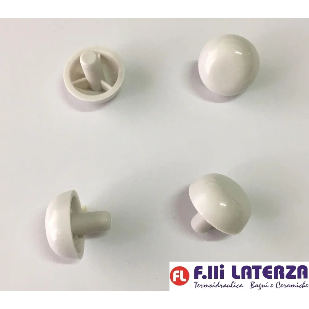 Kit 4 pz. paracolpi per coprivaso sedile wc gommini diam. 22 mm.