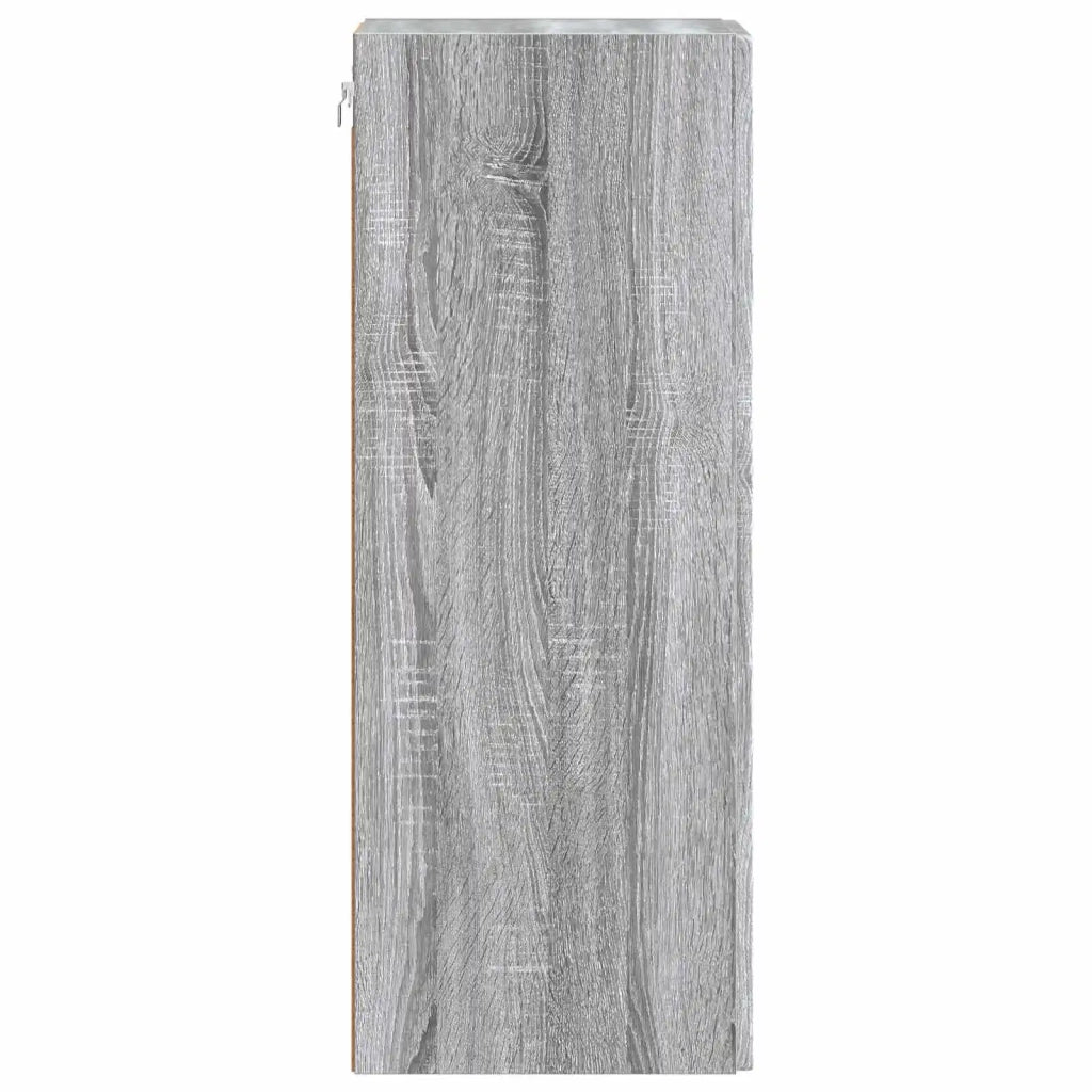 Mobiletto a muro Sonoma grigio 66 x 34,5 x 90 cm 897891