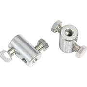 MORSETTO ZINCATO DOPPIA VITE LATERALE SELF - MM  4,5 CF=PZ 4- 5 confezioni
