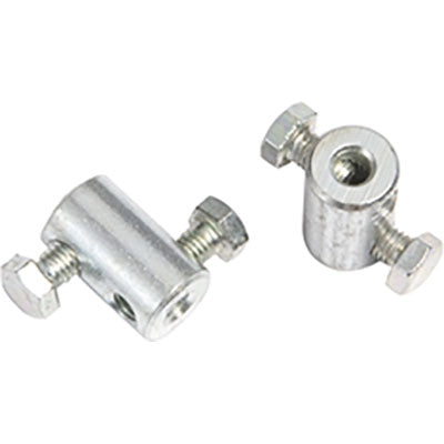 MORSETTO ZINCATO DOPPIA VITE LATERALE SELF - MM  4,5 CF=PZ 4- 5 confezioni