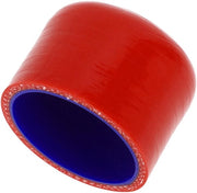 Slang in Silicone 30 mm - Rafforzato - 40 mm Diametro Interno - Rosso/Blu - Alta Resistenza alla Temperatura - Tessuto a Maglia Multistrato - Fusto di Slang