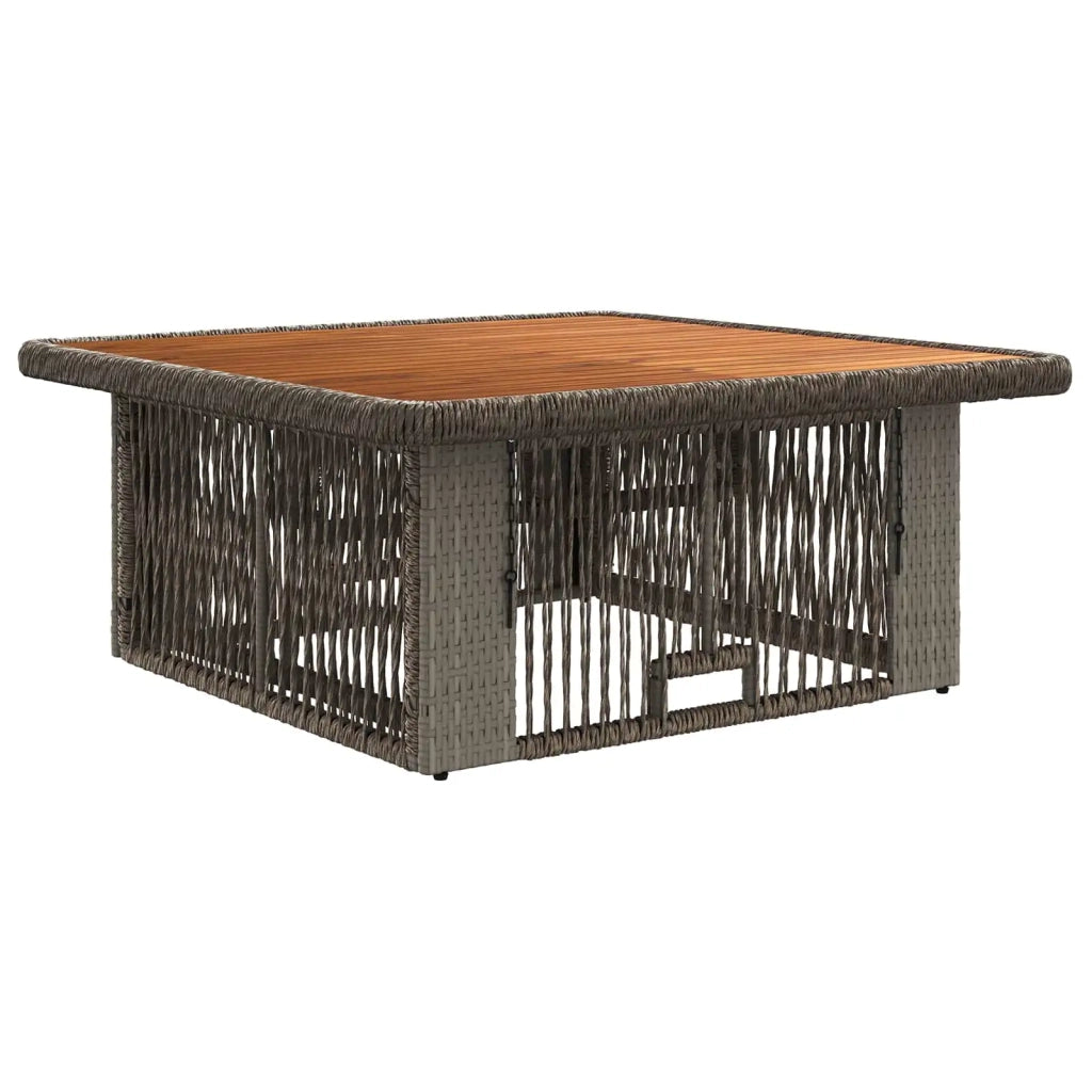 Set da Pranzo per Giardino 3 pcs Grigio e Grigio Scuro 42026745