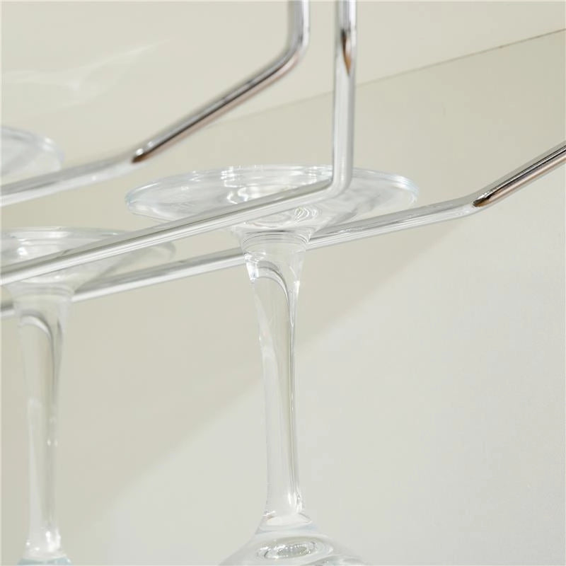 MOBILETTO PORTABOTTIGLIE VINI CON PORTA CALICI E ARMADIETTO CAPACITÀ 20 BOTTIGLIE 80X36X85 CM BIANCO