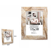 Trade Shop - Cornice Foto Portafoto Quadri Tele Poster 13 X 18 Cm Modello Effetto Marmo 71659 -