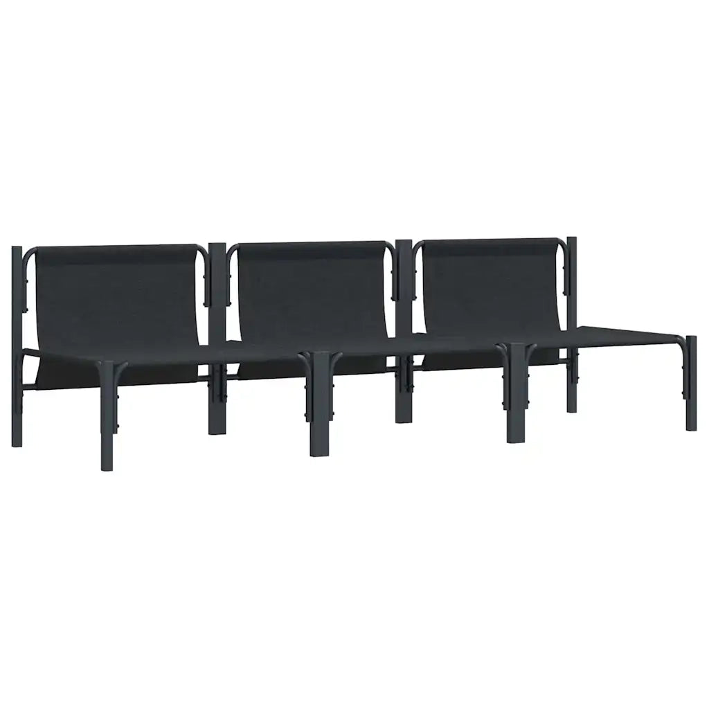 Mobili da Esterno 3 Pezzo Antracite 80 x 80 x 71 cm Acciaio CFW8484938