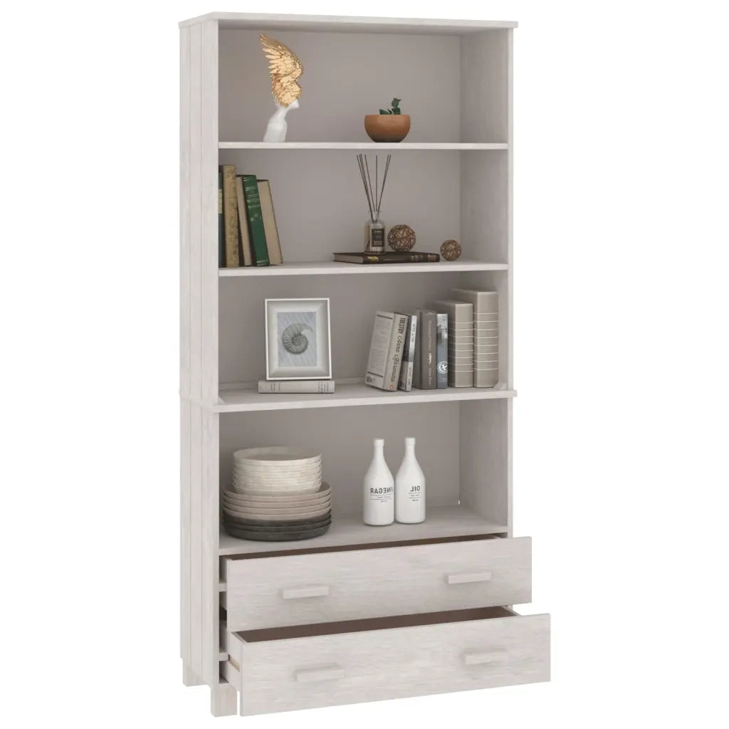 Credenza HAMAR in Legno Massello di Pino Bianca 3100935